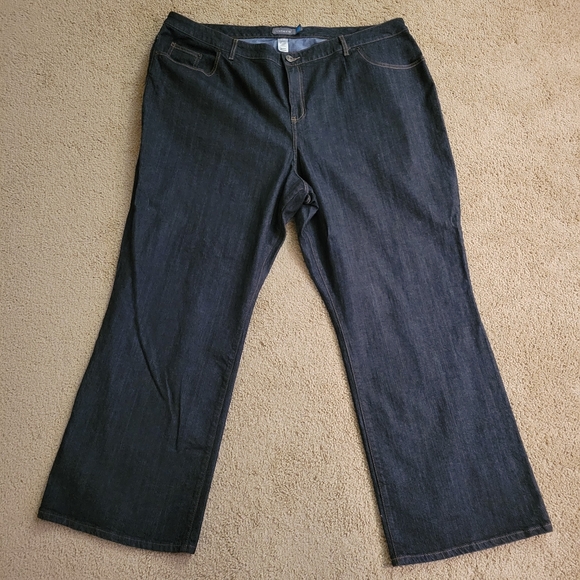 Venezia Denim - Venezia Dark Wash Blue Jeans Stretch Boot Cut Sz 26 (Venezia Sz 7 Avg) NWOT